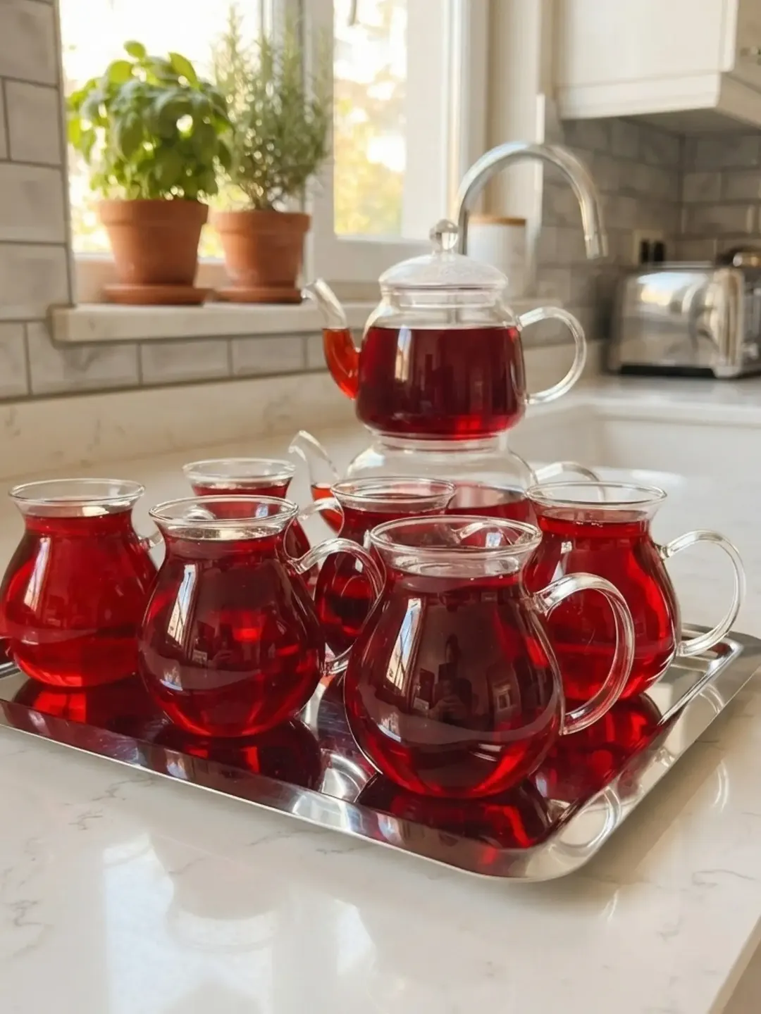 چایخوری پیرکس شعله مستقیم برند Arow 320ml